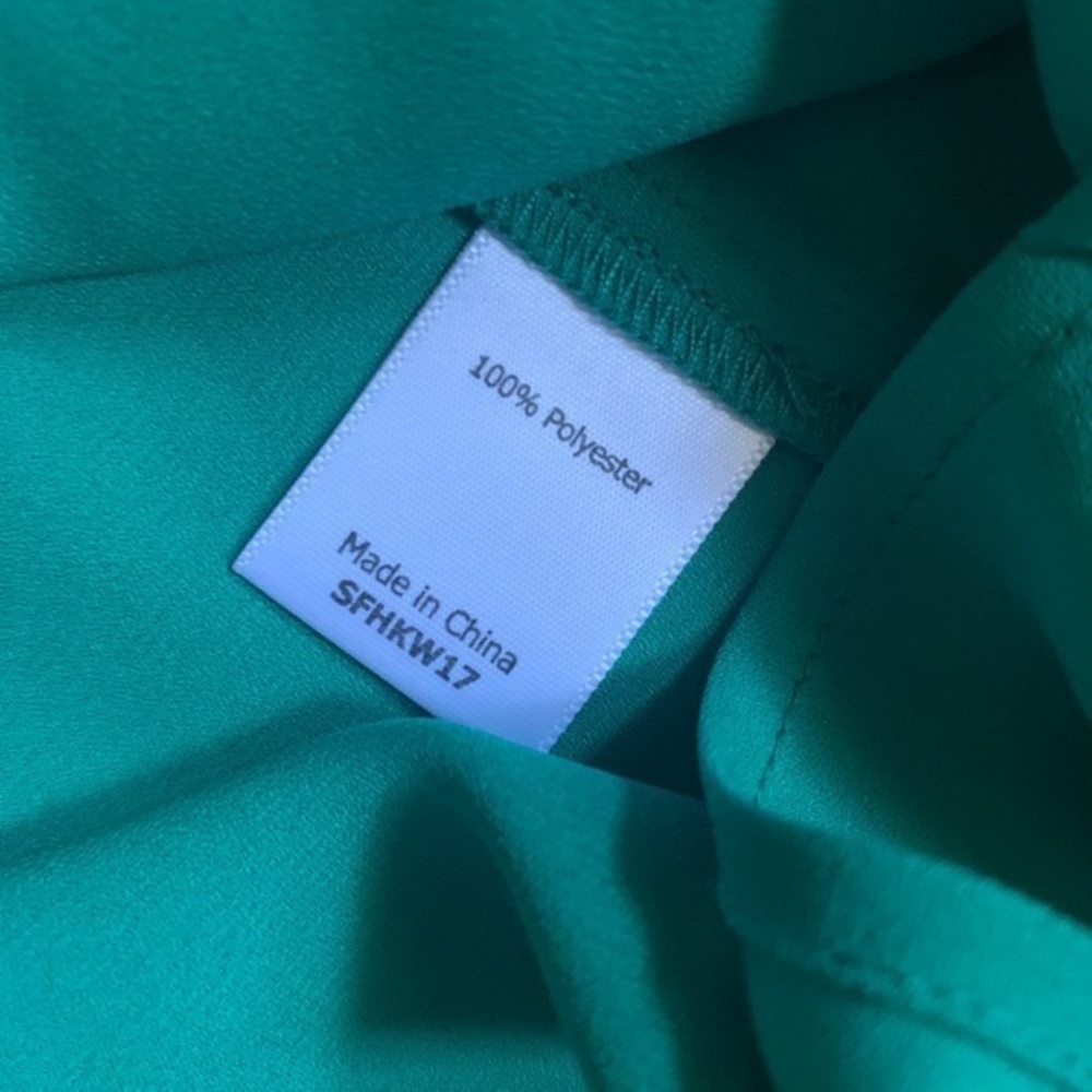 Stitch Fix 41 Hawthorn Green Button Down Blouse M View 6
